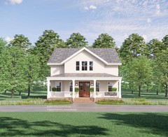 Tall Oak Country Style Farmhouse – Two Story – 4 Bed 4 Bath – 58×35′ – 3480 Squa