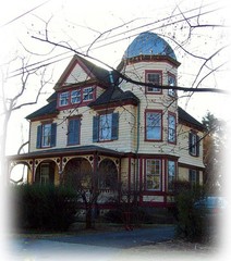 Victorian Queen Anne Style architectural home, tower, porches PRINTED PLANS