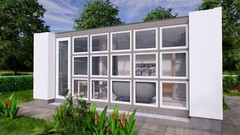 16×20 Feet Small House 5×6 Meter 1 Bed 1 Bath Steel Frame PDF and (A4 Hard Copy)
