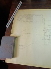 Vintage 1963 Blueprints Mid Century House Professional Architect of Renown Lot 1