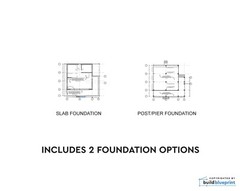 32′ x 32′ Modern Vacation Cabin Architectural Plans 1363SF – PDF Download