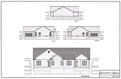 Full Set of Condominium / Duplex building plans 1,470 / 1,248 sq ft