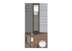 20’x42 1 Bed, 1 Bath Modern A-Frame Cabin Architectural Build Plans PDF.