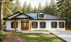 Modern Farmhouse House Plan | 4 Bedroom | 2.5 Bath | 1,691 Sq Ft