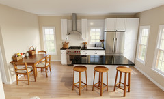 840 Sqft (Living) Modern Cabin – 2 Bd, 1 Ba