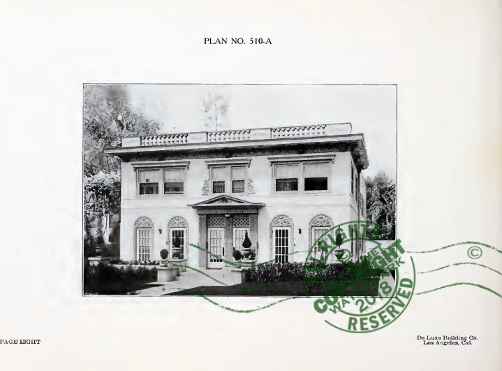 De Luxe (1924) Flats + Duplex homes CATALOG Apartments Architect Design + Plans