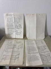 Vintage Handyman Kits Lot Of 4 Dog House Workbench Garage Tool
