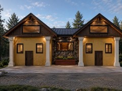 Tiny home house building plan gable roof blueprint 2 lofts 1 bathroom