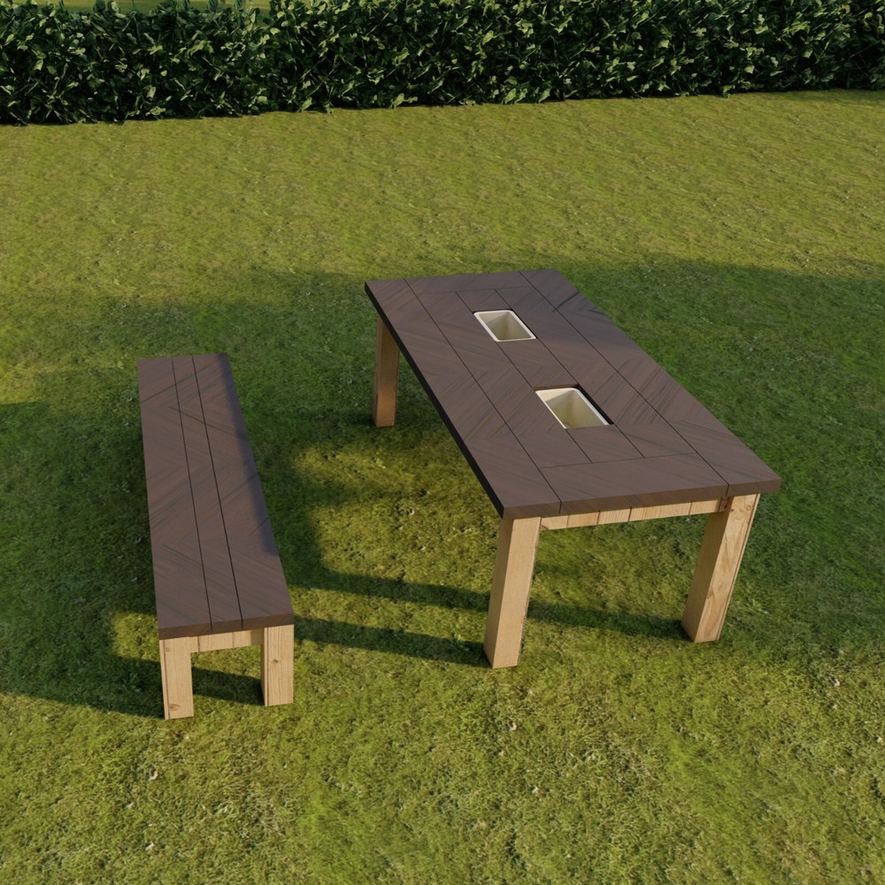Woodworking Plans for Picnic Table with Integrated Cooler – Complete DIY Guide