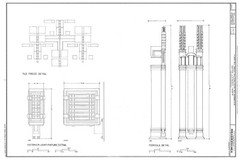 Frank Lloyd Wright Prairie Style home, architectural drawings, Coonley House