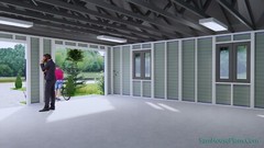 24×24 Feet 2 Cars Garage Shed Plan 7.3×7.3 Meter PDF Plans (A4 Hard Copy)