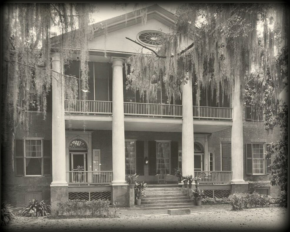 Gloucester, a Natchez mansion of Antebellum grace, architectural prints
