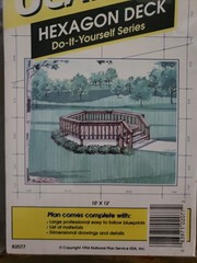 UCANDO B2077 Hexagon Deck Plans Rebagged With Material List NOS