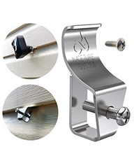 6 Pack Vinyl Siding Hooks Stainless Steel Clips for Security Cameras & Decor
