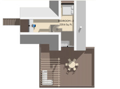 42’x49’ 2 Beds 1 Bath Small A-Frame Cabin Architectural Build Plans PDF Download