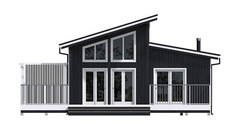 Cozy Charming Tiny House 2 Bed, 1 Bath Architectural Build Plans PDF Download
