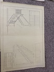 Architectural House Blueprints Plans Mid Century Modern Home 1941 MN 17 Pieces Z