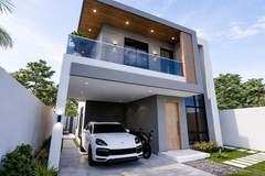 28×34 Feet House Design Plan 8.4×10.2 Meter 4 Bed 3 Bath PDF, CAD &A4 Hard Copy