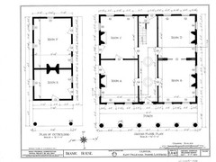Architectural House Plans, Southern Style Antebellum country home w/ cottage