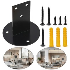 Handrail Bracket Bannister Wall Support Hand Rail Balustrade Mopstick Strong