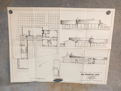 VTG 1950s Modern But Friendly Good Housekeeping Floor Plan MCM U Shape Ranch