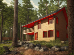 Modern House Plan, American Style House, Barndominium House, Farm House- G118