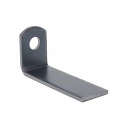 4 pk weld on L bracket tabs w/ hole 3 1/2″ x 1 1/2″ on 90* x 3/16 thick 1″ wide