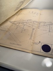 Vintage Blue Prints Lot Of 6 From 1964-68 Swing Book Case Decks Sheds Home/Garde