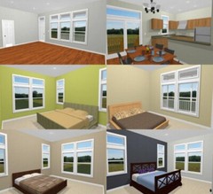 60×30 House — 4 bedroom 3 Bath — 1,800 sqft — PDF Floor Plan — Model 2C
