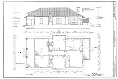 Southern style Bungalow, historic home of a president, 4 bedrooms, printed plans