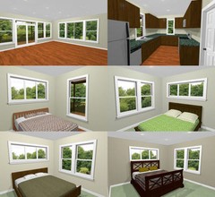 44×20 House — 4 Bedroom 3 Bath — 1,692 sq ft — PDF Floor Plan — Model 1F