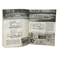 1963 Vintage MCM HOME DESIGNS Luxurious Living House Plan Catalog Magazine 21st