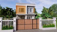 20×30 Feet Small House Design 6×9 Meter 3 Beds 3 Baths Shed Roof (A4 Hard Copy)