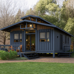 Container house plans – 3 bedrooms – 1 bathroom – Digital PDF File