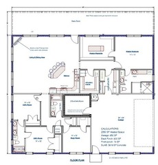 Construction Plans Barndomenium Metal Building House 4BR 3 Bath with SAFE ROOM!