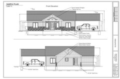 Custom 2 Bedroom 2 Bath House Plans 1139 sqft / Plan #2192