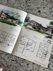Vintage 1972 MCM Home Plans Design Catalog Blueprints Ranch Split-Level Houses