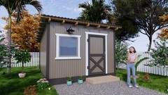 12×12 Learn to Shed Plans (Material List PDF & A4 Hard Copy Ship to your home)
