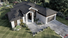 BLUEPRINTS CONTEMPORARY HOUSE PLAN ARCHUP #117