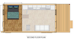 13’x31′ Tiny House Home Cabin Loft DIY Architecture Build Plans, PDF Download.
