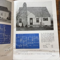 Vintage 50s MCM Mid Century Home Designs House Plans Low Budget Homes Catalog