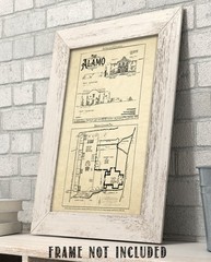 The Alamo Architectural Elevations Mission San Antonio de Valero Historic Art
