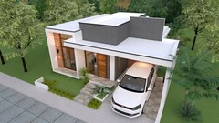 House Plan 10×12 Meter 33×40 Feet 3 Beds 2 Baths Slab Roof PDF (A4 Hard Copy)
