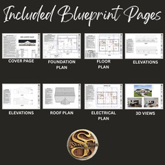 Modern Farmhouse Barndominium House Plans PDF | 1525 Sq Ft | 3 Bed 2 Bath