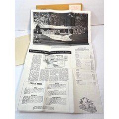 Vintage Ranch Homes Catalog w/ Home Of The Week Supplement 1975