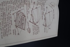 Vtg Barn Kit Build Instructional Information Ephemera 1978 Jer MFG. USA Unusual