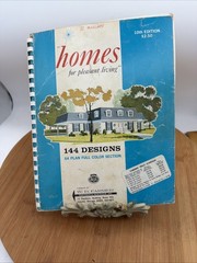 Vintage 1967 Homes for Pleasant Living House Plans Book 144 Designs W.D. Farmer