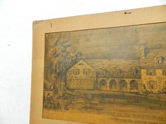 5 1923 Architectural Drawings of House Sections & Proposed Residence, 20″ x 13″