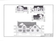 Full Set of two story 4 bedroom house plans 3,131 sq ft