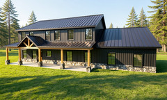2 Story Country Loft Plan: 3,159 (Living) Sqft, 5 Bed – 2.5 bath – 4-Car Garage